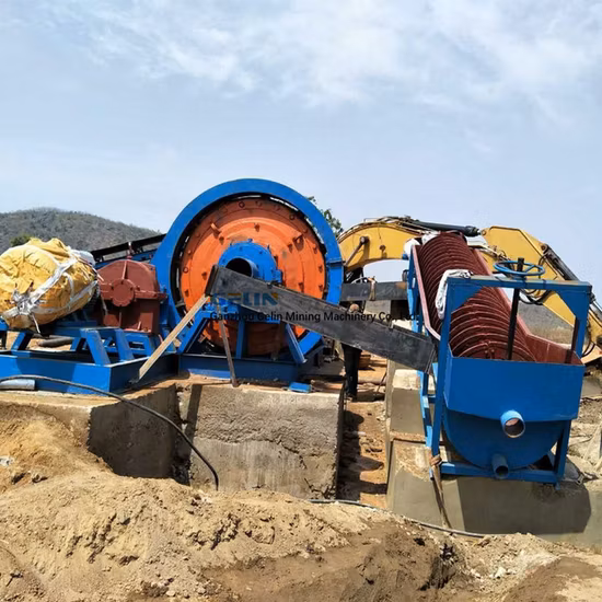 Small Scale Gold Ore Mining Equipment 2 Tph Rock Gold Processing Plant with Jaw Crusher, Grinding Ball Mill, Gold Shaking Table