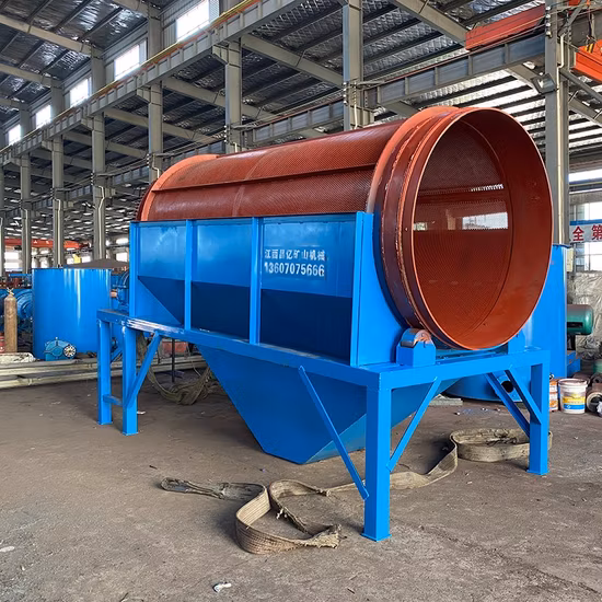 2020 ISO/CE Approved Sand Gravel Trommel Drum Sand Sieving Screen for Sand Processing/ Grading/Sifting High Efficient Rotary Classifier Drum Trommel Screen for