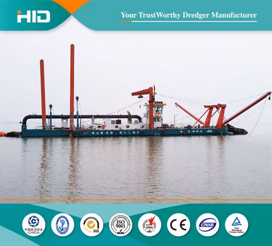Sand Gravel Dredging Machine Cutter Suction Dredger Dredge Boat Equipment