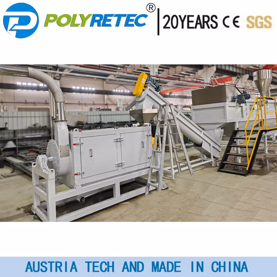 Plastic Waste Grinding Washing Drying Equipment