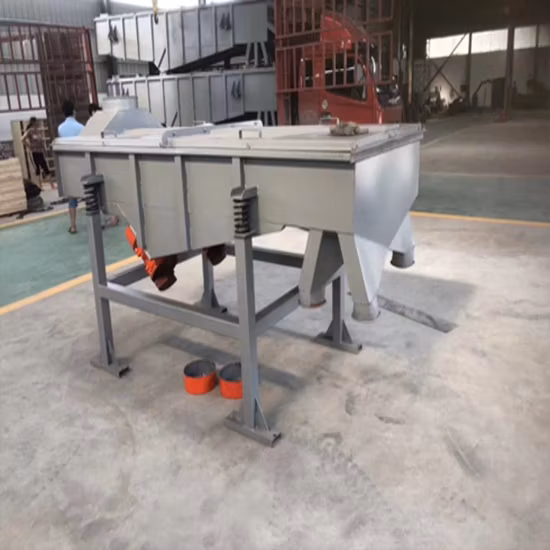Stainless Steel Linear Vibrating Screen Sifter Sieving Machine for Beans Grading